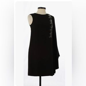 NWT ST JOHN Knits Couture Black Cocktail Dress SIZE 8